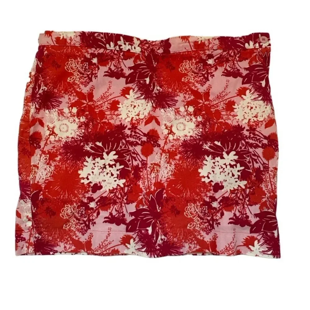 AW Golf by Allyson Whitmore Floral Cotton Skort Golf Athletic SZ 16P